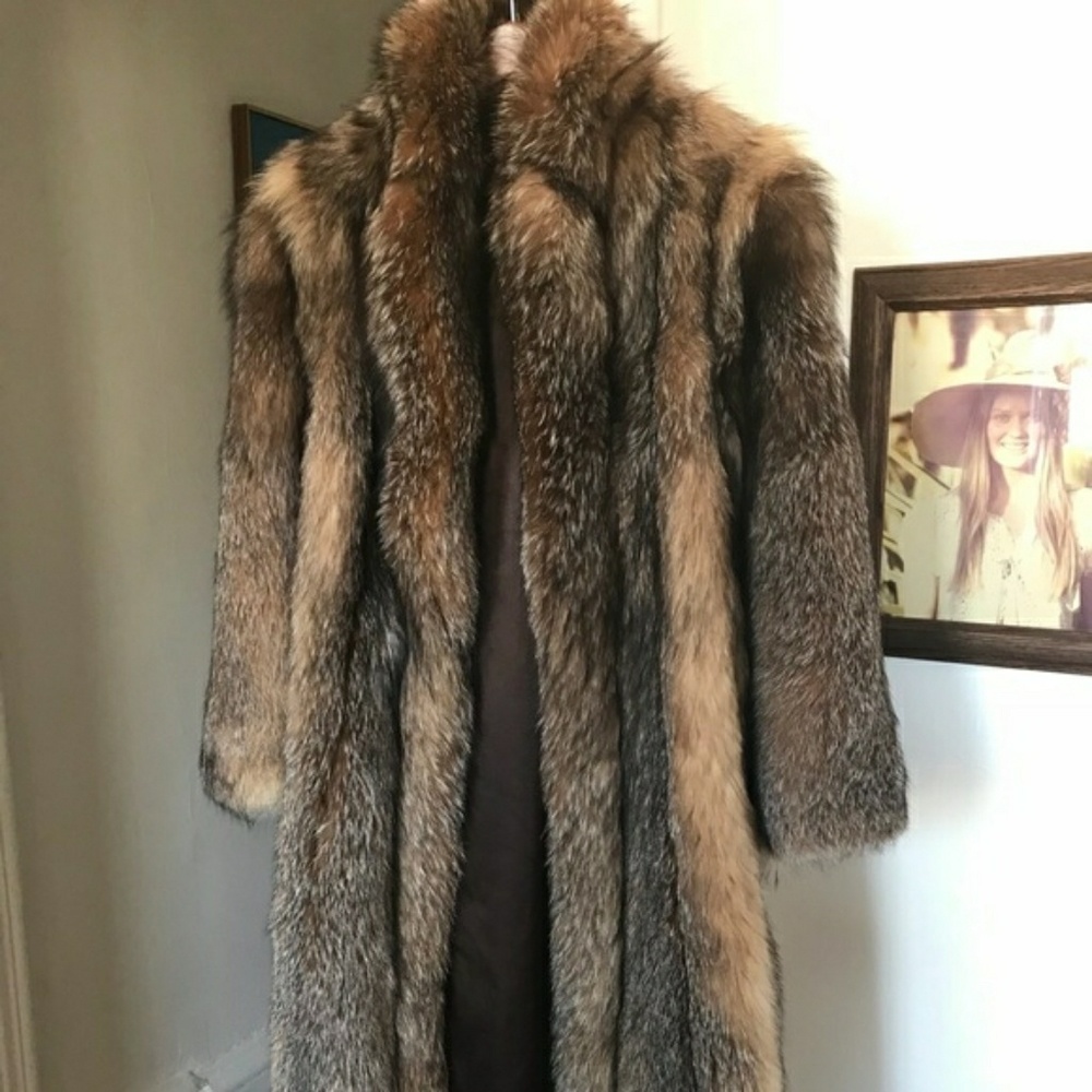 100% Fox Fur Coat